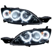 For 2004-2009 Mazda 3 SMD Headlights - 4DR - Halogen Style Oracle