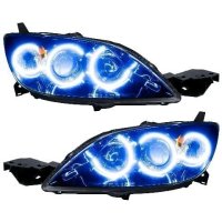 For 2004-2009 Mazda 3 SMD Headlights - 4DR - Halogen Style Oracle