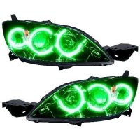 For 2004-2009 Mazda 3 SMD Headlights - 4DR - Halogen Style Oracle