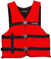 Airhead General Boating Series Life Vest Red Super Large 50-60 in. Chest Size USCG Approved Type ...