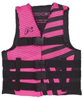 Airhead Trend Vest Black/Hot Pink Women's Life Jacket Size S/M