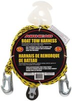 AIRHEAD Self Centering Tow Harness 12ft Rope for 2 Riders Tubing Wakeboarding