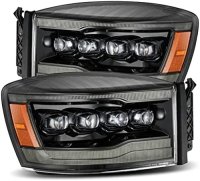 2006-2009 RAM 1500 2500 3500HD AlphaRex Nova-Series LED Projector Headlights
