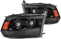 2007-2009 RAM 1500/2500/3500 AlphaRex LUXX-Series LED Tail Lights Alpha-Black