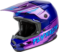 Fly Racing Youth Kinetic Surge Helmet - Pink/Purple (Youth Large) - DOT/FMVSS 218 Approved