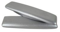 C2 1964 Corvette Armrest Pad and Cover Pair Silver