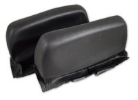 C3 1968-1969 Corvette Headrest Covers Pair ABS Black