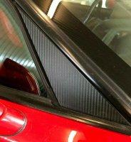 1997-2004 C5 Corvette Vinyl Carbon Fiber A Pillar Overlay