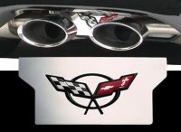 Corvette C5 Stainless Steel Exhaust Enhancer Plate