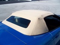 C5 1997-2004 Corvette Convertible Top in White Original Vinyl