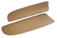 C5 1997-2004 Corvette Leather Armrest Pads Pair Oak