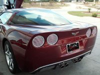 2005-2013 C6 Corvette Classic Chrome Rear Valance Trim