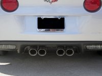 C6 Corvette Exhaust Filler Panel with NPP Dual Mode