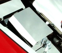 C6 Corvette Stainless Fuse Box Cover Component Part