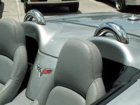 C6 Corvette Polished Stainless Convertible Dress Up Hoops