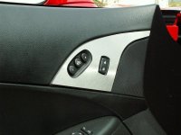 C6 Corvette Stainless Door Lock Trim Plate With Option Buttons