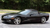 C6 2005-2013 Corvette Convertible Top in Black Original Stafast