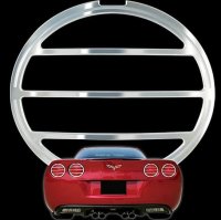 C6 2005-2013 Corvette Billet Tail Light Bezels Set of 4