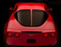 C6 Corvette Coupe Body Color Painted Rear Window Trim
