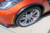 2015-2019 C7 Corvette Z06 Painted Wheel Opening Moldings Spats Set