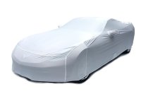 C7 Corvette Indoor Car Cover Arctic White Color Matched