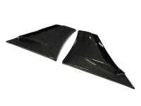 C7 Corvette Carbon Fiber Z06 Style Lower Quarter Panel Brake Scoops For Stingray