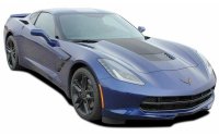  C7  Corvette Center Mass Hood Stripes Kit 