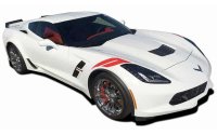 C7 Corvette Racing Hashmarks Fender Stripes