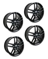 2014-2019 C7 Corvette Z51 Style Black Wheels (Set)