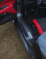 2020-2023 C8 Corvette Carbon Fiber Door Sill Plates Set