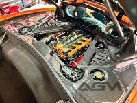 2020-2023 C8 Corvette AGM Engine Bay Carbon Fiber Rear Window Covers