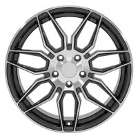 2020-2023 C8 Corvette Reproduction Replica Gunmetal Machined Rim Wheel 19x8.5