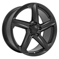 2020-2023 C8 Corvette Reproduction Replica Satin Black 5-Spoke Rim Wheel 20x11