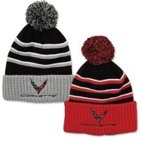 C8 Next Gen Corvette Beanie Cap w/Pom