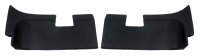 Rear Coupe Roof Panels- Black 68L For 1968 Corvette