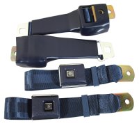 Seat Belts OE Retractable Lap - Dark Blue For 1968 Corvette
