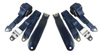 Seat Belts Lap & Shoulder - Dark Blue For 1970-1971 Corvette