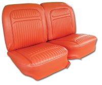 Vinyl Seat Covers- Red For 1958 Corvette