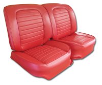 Vinyl Seat Covers- Red For 1959 Corvette