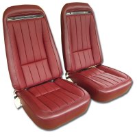 Vinyl Seat Covers- Oxblood For 1975 Corvette
