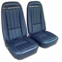Vinyl Seat Covers- Dark Blue For 1975 Corvette