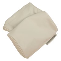 Headrest Covers- White Leather For 1967 Corvette