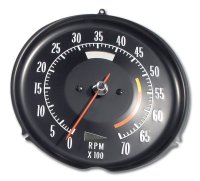 Tachometer- 5500 RPM For 1972-1974 Corvette