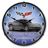 LED Clock- C6 Cyber Grey For 2005-2013 Corvette
