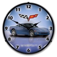LED Clock- C6 Supersonic Blue For 2005-2013 Corvette