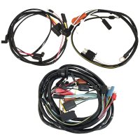 Wiring Harness-6 Cylinder-W/Warning Lights & 2 Speed Heater Motor For 65 Mustang