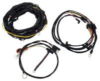 Wiring Harness 6 Cylinder W/Gauges & 2 Speed Heater Motor For 65 Mustang