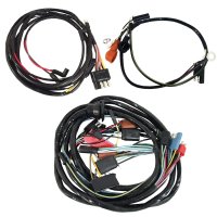 Wiring Harness 8 Cylinder W/Lights & 3 Speed Heater Motor For 65 Mustang