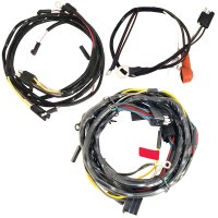 Wiring Harness 8 Cylinder W/Gauges & 3 Speed Heater Motor For 65 Mustang