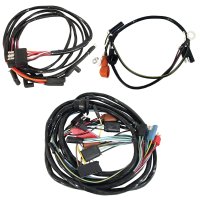 Wiring Harness 8 Cylinder W/Warning Lights & 2 Spd Heater Motor For 65 Mustang